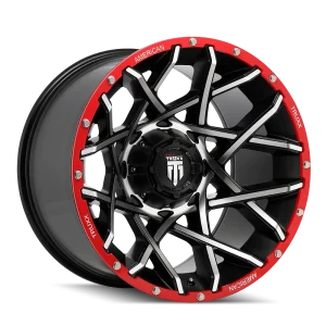 American Truxx – GRIDLOCK – Black – 20″x12″ -44mm – Summer Wheels – AT1901-2237BML-44